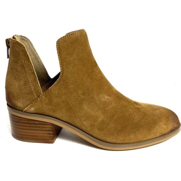 Steve Madden Dusty Block-heel Booties in Brown